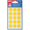 APLI - zelfklevend etiket - geel (pak van 90)