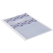 GBC - 100 couvertures à reliure pour machine thermique A4 (21 x 29,7 cm) - 220 g/m² - 4 mm - face transparente, dos carton blanc
