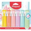 Maped Fluo Peps Pastel - Pack de 6 surligneurs - couleurs assorties