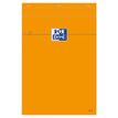 Oxford Everyday Classic - Blok - geniet - A4 - 80 vellen / 160 pagina's - extra wit papier - van ruiten voorzien - oranje hoes
