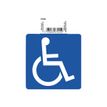 Exacompta teken - disabled access - 100 x 100 mm - PVC vinyl