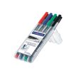 4007817310281-STAEDTLER LUMOCOLOR 310 - Pack de 4 marqueurs permanents pour CD et DVD - pointe extra fine --P_310298_2-1