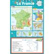 3133099136309-Poster Éducatif Géographie de la France (43x69cm) - Carte Effaçable - idéal de la maternelle au CE2--0