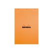 Rhodia - Bloc notes - A4 + - 80 pages - petits carreaux - 80g - orange