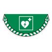 CEP Take Care - Sticker de signalisation : DAE défibrilateur - vert
