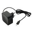 MUVIT Travel Charger - Netspanningsadapter - 1 A (USB) - op kabel: Micro-USB - zwart