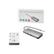 i-Tec USB-C Metal Nano - Station d'accueil - USB-C / Thunderbolt 3 - HDMI, 2 x DP - GigE