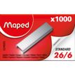 Maped Standard - Nietjes - 26/6 - pak van 1000 - voor P/N: 039200, 353011, 353411, 450510