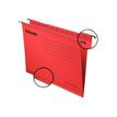 Pendaflex - hangmap - voor A4 -capaciteit: 150 vellen - met tabbladen - rood