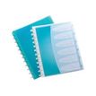 3045050096198-Hawai - Porte vues à pochettes amovibles Variozip - 60 vues - A4 - bleu translucide-P_326026_2-1