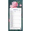 3660942004367-Calendrier mensuel avec feuillets détachables 13 x 23 cm sur plaque décors Sophie Adde 16 x 33 cm  - disponible dans différentes cou--0