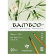 3329689759182-Clairefontaine Bamboo - Bloc encollé aquarelle - 20 feuilles - A5 - 250 gr--0