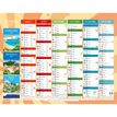 3660942007351-Calendrier illustré Tourisme - 6 mois par face - 43 x 33,5 cm - Exacompta--1