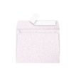 Pollen - Enveloppe - 90 x 140 mm - portefeuille - open zijkant - zelfklevend - afdrukbaar - roze - pak van 20
