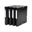 Exacompta Black Office - Boîte de classement carton - dos 40 mm - disponible dans différentes couleurs