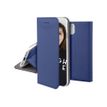 JAYM COLORED EDITION - Etui folio avec fonction stand et fermeture magnétique pour Samsung S21FE - bleu