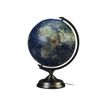 Sign Lumineux globe - 300 mm (diameter) - blauw, kaart met meerkleurige landen op blauwe achtergrond
