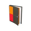 Oxford International MeetingBook - Notitieboek - met draad gebonden - B5 - 80 vellen / 160 pagina's - wit - van ruiten voorzien - 2 gaten - polypropyleen (PP)