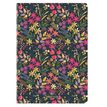 Carnet A6 ligné/petits carreaux Salto fleurs des champs