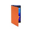 Muvit MFX Chameleon Folio - Flip cover voor mobiele telefoon - blauw, oranje (pak van 2) - voor Sony XPERIA Z5