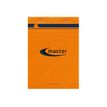 Clairefontaine Master - Bureaumat - geniet - A4 - 100 vellen / 200 pagina's - van ruiten voorzien - oranje