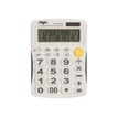 Carpentras Sign - Calculatrice de poche gris et blanc - solaire et à pile