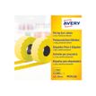 Avery YPLP1226 - Papier - permanente kleeflaag - geperforeerd - geel - 26 x 12 mm 15000 etiket(ten) (10 rol(len) x 1500) prijslabels