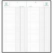 3660942007689-Agenda de bureau Banquier long - Euro et Cents - 1 volume - 2 pages par jour - 16 x  34 cm - disponible dans différentes coul--1