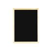 BEQUET Evolution - Krijtbord - te bevestigen aan wand - 600 x 800 mm - zwart - natuurlijk frame