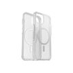 OtterBox Symmetry Series+ Clear - coque de protection avec MagSafe pour iPhone 13 - transparent pailleté