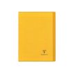 Clairefontaine Koverbook A5+ - Notitieboek - geniet - 170 x 220 mm - 48 vellen / 96 pagina's - Seyès - transparant, geel - polypropyleen (PP)