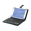Muvit MUBTK0015 - Toetsenbord en foliobehuizing - Bluetooth zwart behuizing