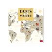 Legami - Calendrier mensuel 2024 - 18 x 18 cm - chiens du monde 