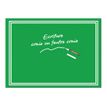 BEQUET Ardoisine krijtbord - 300 x 400 mm - dubbelzijdig - neutraal groen (pak van 3)