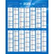 3371010395811-Quo Vadis - Calendrier vertical 12 mois sur 1 face - 43 x 55 cm - bleu--0