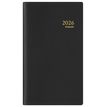 5412303124010-Agenda de poche spiralé Interplan Genova - 1 semaine sur 2 pages - 9 x 16 cm - noir - Brepols--0