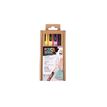 3296280042886-Posca - Pack de 4 feutres pastel - pointe fine - noir, lavande, abricot, jaune-P_400000164_1-0