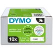 3026980930974-DYMO D1 - Pack de - 10 rubans d'étiquetage - noir/blanc- 12mm x 7m-P_400000321_1-0