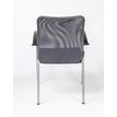 3700339883660-Chaise JULIA - avec accoudoirs - assise noire et dossier gris-P_400000342_6-5