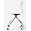 3700339877164-Chaise JUNE - pieds métal avec roulette - coque blanche-P_400000347_2-1