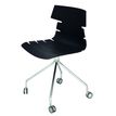 3700339877188-Chaise JUNE - pieds métal avec roulette - coque noire-P_400000348_1-0