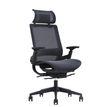 3700339893904-Fauteuil de bureau WALLACE - accoudoirs réglables - appui-tête réglable - noir-P_400000350_3-2
