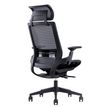 3700339893904-Fauteuil de bureau WALLACE - accoudoirs réglables - appui-tête réglable - noir-P_400000350_5-4