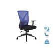 3397701635875-Fauteuil de bureau MARVIN - Accoudoirs réglables - noir et bleu-P_400000365_1-0