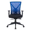 3397701635875-Fauteuil de bureau MARVIN - Accoudoirs réglables - noir et bleu-P_400000365_4-3