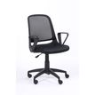 Fauteuil de bureau DAKOTA - accoudoirs rabattables - noir