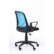 3760185029124-Fauteuil de bureau DAKOTA - accoudoirs rabattables - noir et bleu-P_400000369_2-1