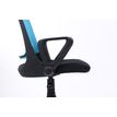 3760185029124-Fauteuil de bureau DAKOTA - accoudoirs rabattables - noir et bleu-P_400000369_3-2