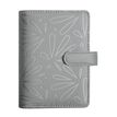Floralie - Organiseur 16 mois - 11 x 14,5 cm - argent - Exacompta