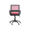 3760185020831-Fauteuil de bureau LIBERTY 01 - accoudoirs fixes - sans appui-tête - noir et rouge-P_400000841_4-3